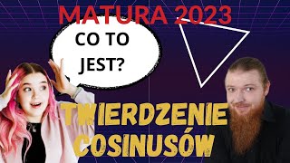 MATURA 2024 MATEMATYKA Twierdzenie cosinusów PEWNIAK trygonometria cz4 [upl. by Fuhrman]