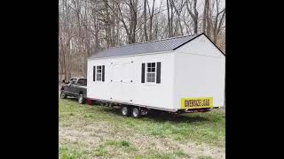 Shed Delivery Process In North Carolina [upl. by Aidahs524]