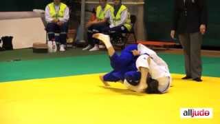 PINOTEAU Linda FRA  YVIN Romane FRA  European Cup Juniors Lyon 2013  44kg [upl. by Warfourd]