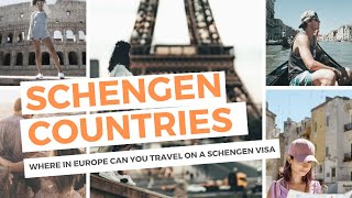 Schengen Countries Where in Europe Can You Travel on a Schengen Visa [upl. by Emirej]