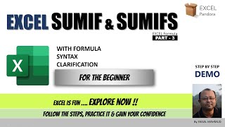 Excel Formula SUMIF amp SUMIFS [upl. by Sheffie]