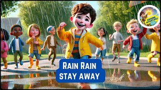 Rain Rain Stay Away  Fun Kids Song for Rainy Days  Sunshine Adventure Kids ☔️ [upl. by Krueger]