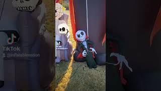 Mini Jack rises jackskellington nightmarebeforechristmas inflatable [upl. by Nanor20]