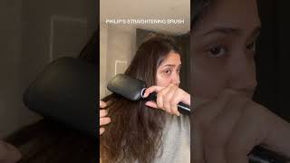 PHILIPS STRAIGHTENING BRUSH REVIEW SHORTS [upl. by Shanly]