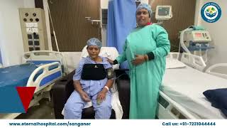 Eternal Hospital  Patient Testimonial  Mrs Badam Devi  CABG [upl. by Laucsap]