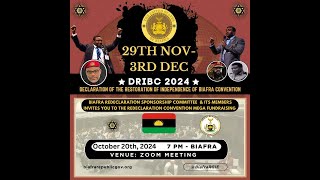 Biafra Redeclaration Sponsorship Committee amp Members invite you to the Redeclaration Mega fun… [upl. by Euqinomahs]