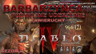 DIABLO 4 BARBARZYŃCA Podwójne Uderzenie Zawieruchy poziom 100 barbarian DUST DEVILS diablo4 [upl. by Akihsan993]