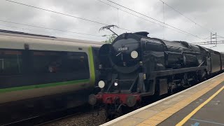 35018 British India Line Speeding Through Kings Langley Enroute to Swanage  040624 [upl. by Gard]