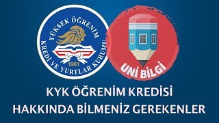 KYK Öğrenim Kredisi Hakkında Bilmeniz Gerekenler [upl. by Smiley979]