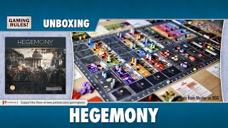 Hegemony  Unboxing [upl. by Airdnazxela]