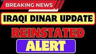 Iraqi dinar💥iraqi dinar rv latest news today💥Iraqi Dinar News Today💥 revaluation news last 24 hours [upl. by Brantley]