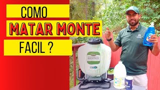 Como Matar El Monte Facil y Rapido how to kill weeds [upl. by Novyak362]