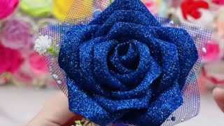 Ribbon Flowers diy flowers [upl. by Rashida89]