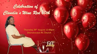 The Celebration of Claudias Red Wine 60th [upl. by Baily]