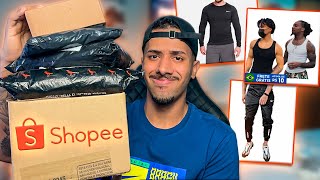 DECIDI COMPRAR AS ROUPAS MAIS BARATAS DA SHOPEE VALEU A PENA [upl. by Risa572]