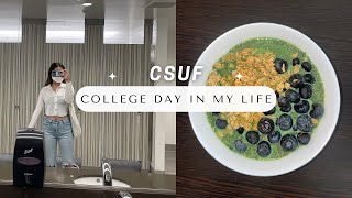 DAY IN MY LIFE AT CSUF midterms season [upl. by Oigroig]