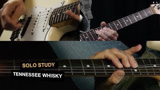 How to Play Tennessee Whisky Solo on Guitar  Chris Stapleton [upl. by Anahsek178]