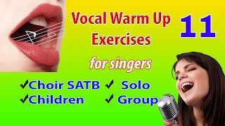 Vocalization 11  Vocal Warm ups  Voice Lesson  Choir Vocalization [upl. by Ximenez]