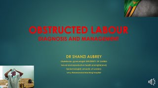 OBSTRUCTED LABOUR [upl. by Yrol]