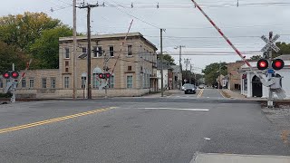 Main Street level crossing Bergenfield NJ [upl. by Hercule]