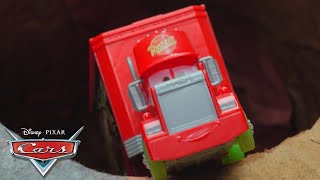 Lightning McQueen Rescues Mack  Pixar Cars [upl. by Orrocos]