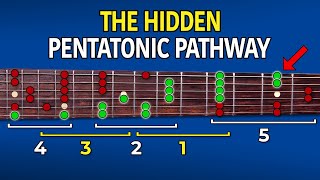 Connect All 5 Pentatonic Scale Positions With This Hidden Pathway  Lead Guitar Lesson [upl. by Will]