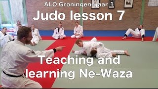 Judo lesson 7 Teaching and learning Ne Waza [upl. by Mercie]