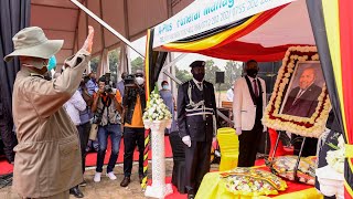 Museveni salutes Mutebile testifies the truth about Life and times of Bank of Uganda Governor RIP [upl. by Eintrok]