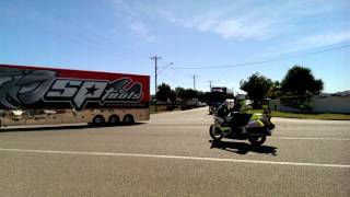 V8 supercars townsville truck parade 2014 [upl. by Saoj]