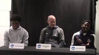 USJ Mens Soccer NCAA Tournament First Round Postgame Press Conference [upl. by Anyal]