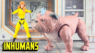 Marvel Legends Crystal and Lockjaw Review [upl. by Lobel]