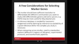 Analysis of Metagenomic Data Marker Gene Based Analysis [upl. by Byram]