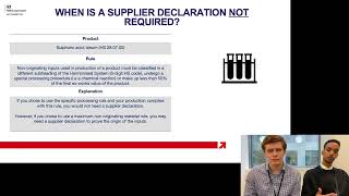 Suppliers declaration webinar [upl. by Nyrac250]