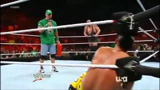 WWE Raw 16 July John Cena Announces That He Cashes In His MITB Contract At Raw 10002012 [upl. by Phedra]