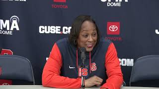 Postgame Press Conference  Syracuse vs Niagara [upl. by Ciel]