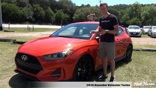 Review 2019 Hyundai Veloster Turbo Manual  Auto  Still Quirky More Sporty [upl. by Enoch]