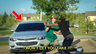 Stealing Cars in Front of Employees Prank [upl. by Fadden]