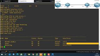 Switching on Aruba Networks VLAN creation Access and Trunk ports [upl. by Nikral]