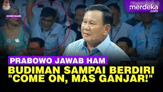 Prabowo Skak Ganjar Jawab Kasus HAM sampai Bikin Budiman amp Aktivis 98 Berdiri [upl. by Annam]