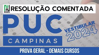 RESOLUÇÃO PUC Campinas 2024  HISTÓRIA Gabarito Comentado [upl. by Orms554]