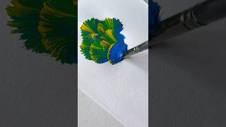 Easy Flower Painting for Technique 😱🤔 shorts craft art drawing crafts satisfying [upl. by Annahc81]