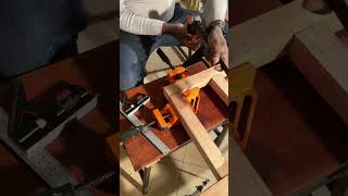 How we use our corner clamps during joinery [upl. by Roderica]