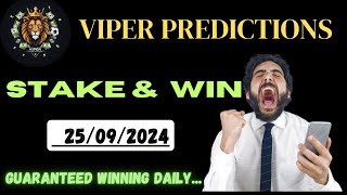 FOOTBALL PREDICTIONS FOR TODAY 25092024 ACCURATE amp SURE BETTING TIPS SAFE TIPS TO WIN [upl. by Nolrak]