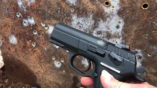 22 TCM 9R Rock island armory MAPP Vs Mild steel [upl. by Rehc811]