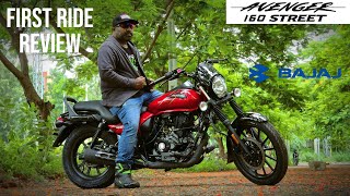 2024 Bajaj Avenger Street 160 First Ride Review  Most Comfortable City Cruiser [upl. by Ekrub56]