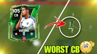 101 RAPHAËL VARANE REVIEW IN FC MOBILE🔥 FC MOBILE BEST CB  VARANE FC MOBILE [upl. by Ttelrahc]