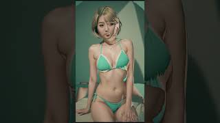 FASHION LOOKBOOK BIKINI SUMMER  KOREAN BIKINI GIRL IN SUMMER Fashion Lookbook OutfitOfTheDay [upl. by Alli]