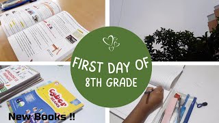 First Day Of 8th Grade  School Vlog  CBSE Class 8  New Books  New Session  Chitrangana Raj [upl. by Almond]