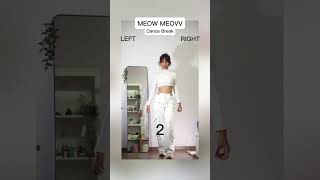 MEOW  MEOVV Dance Break Mirrored Tutorial [upl. by Lindley]