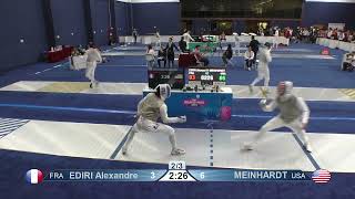 2024 145 T64 21 M F Individual Shanghai CHN GP 5 MEINHARDT USA vs EDIRI FRA [upl. by Essilevi519]